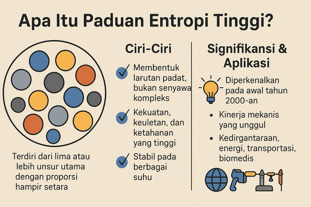 Apa itu paduan entropy tinggi
